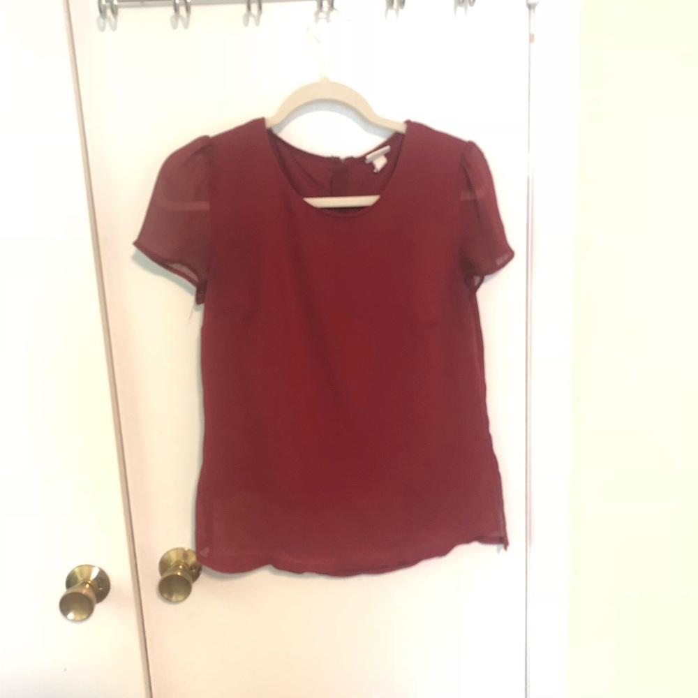 Maroon blouse